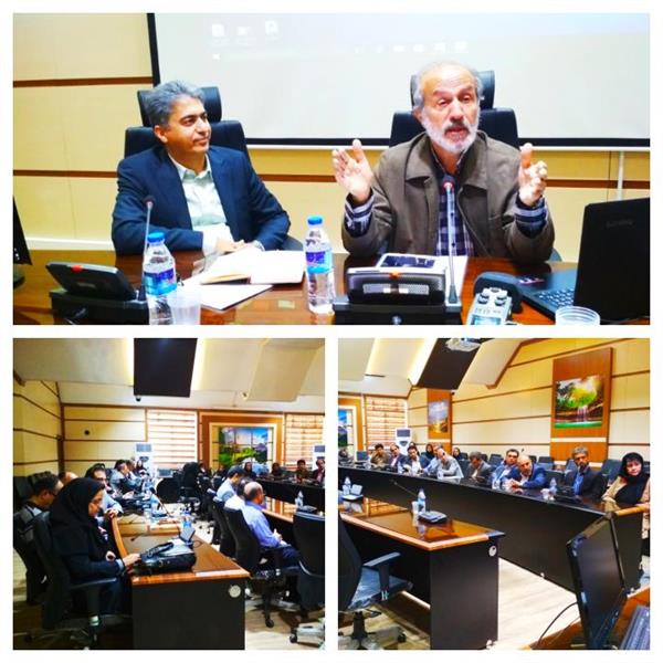 سخنرانی دکتر رضا منصوری در جمع اعضای هیات علمی برگزار شد.